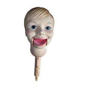 Vintage 1973 Horseman Dolls Inc. ventriloquist dummy head moving mouth